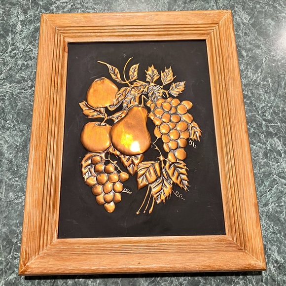 Other - Copper Etched Art Piece - Unique, Handmade, Vintage Copper Hanging Wall Art